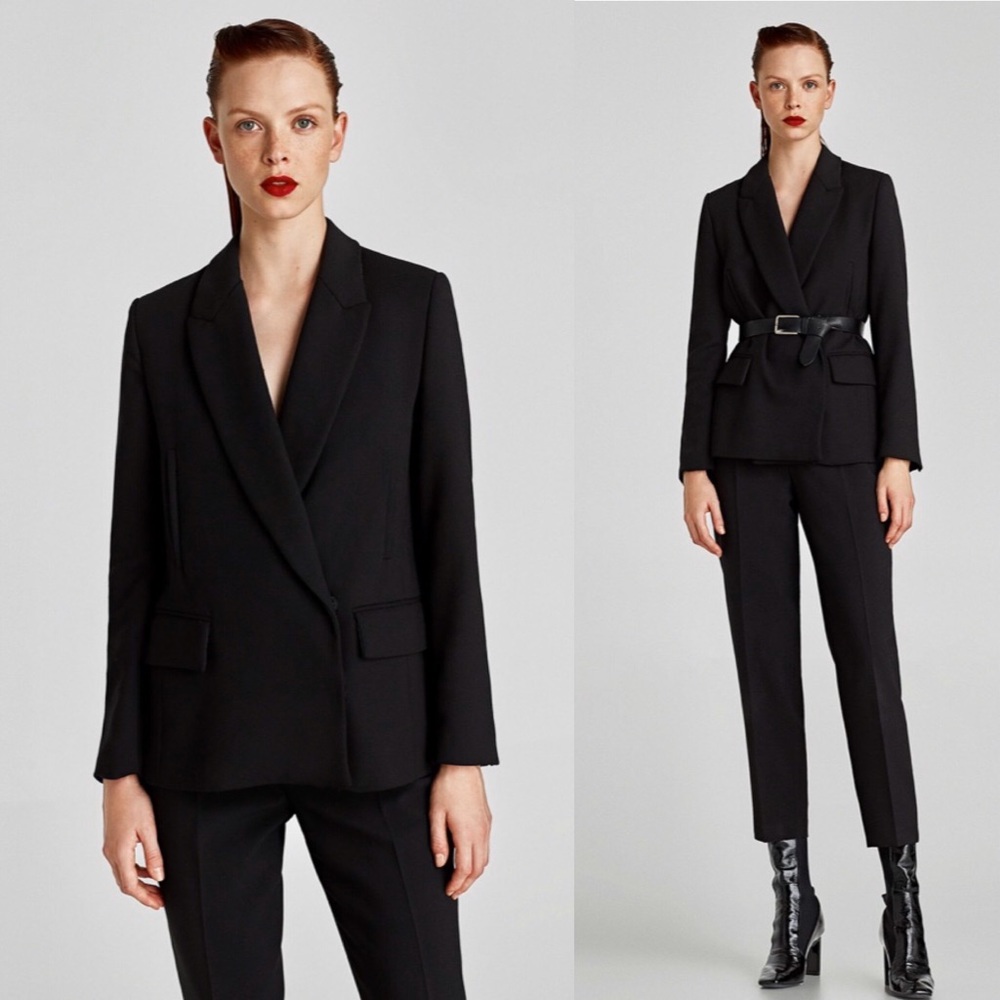 Zara Crossed Blazer